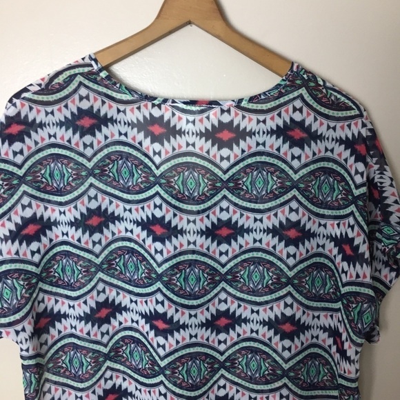 [Francesca’s] Aztec Boho Print Swim Coverup - Picture 7 of 7